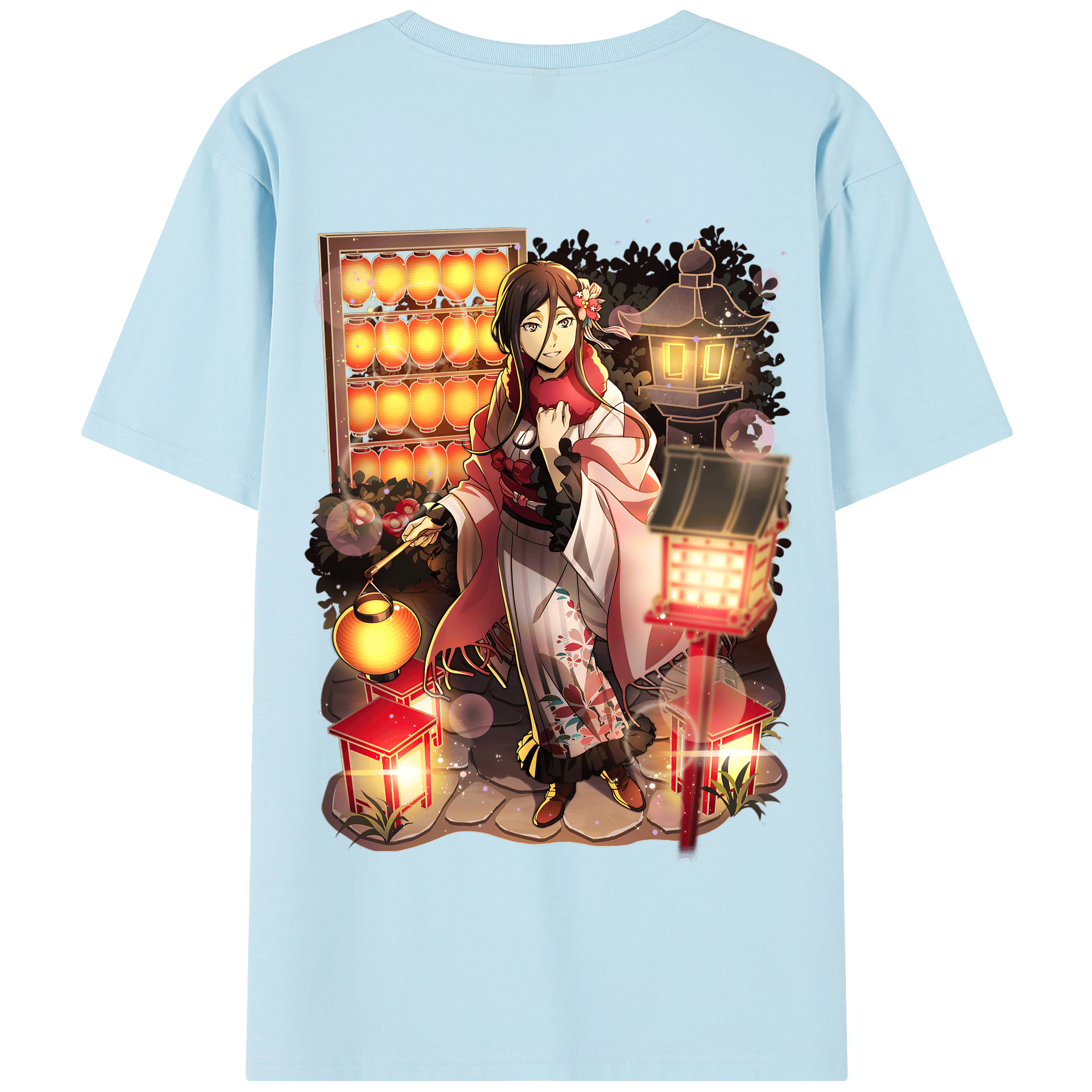 （画像用） 文豪ストレイドッグス Bungo Stray Dogs 綿100％半袖Tシャツ（背面プリント）
